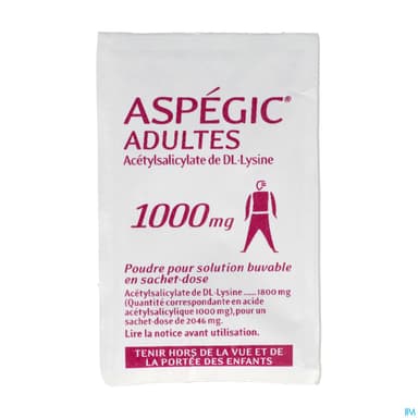 ASPEGIC 1 000MG ADULTE SACHET 15