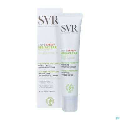 SVR SEBIACLEAR CREME SPF50+ 40ML