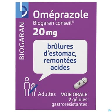 OMEPRAZOLE 20MG BIOG CONS GEL 7