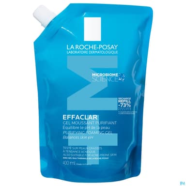EFFACLAR GEL MOUSS RECH 400ML