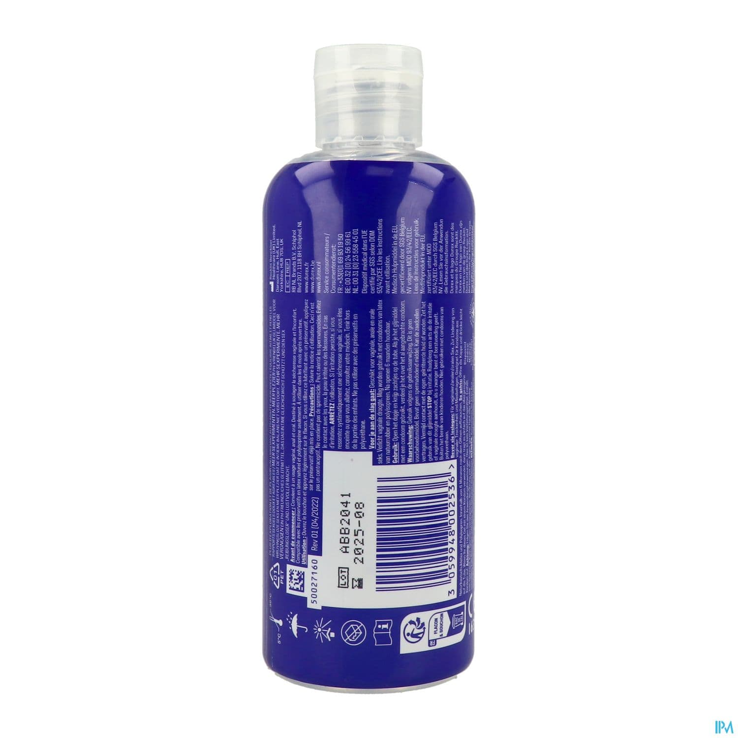 DUREX GEL LUBRIF SENSITIVE 250ML
