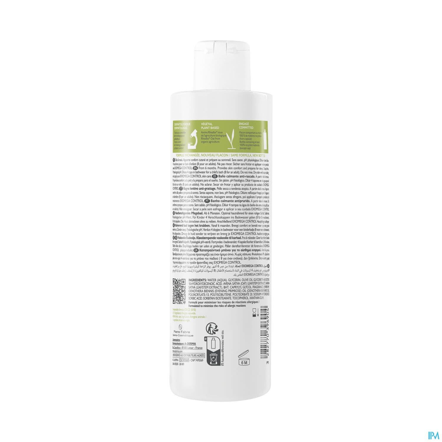 A-DERMA EXOMEGA CONTROL BAIN 200ML