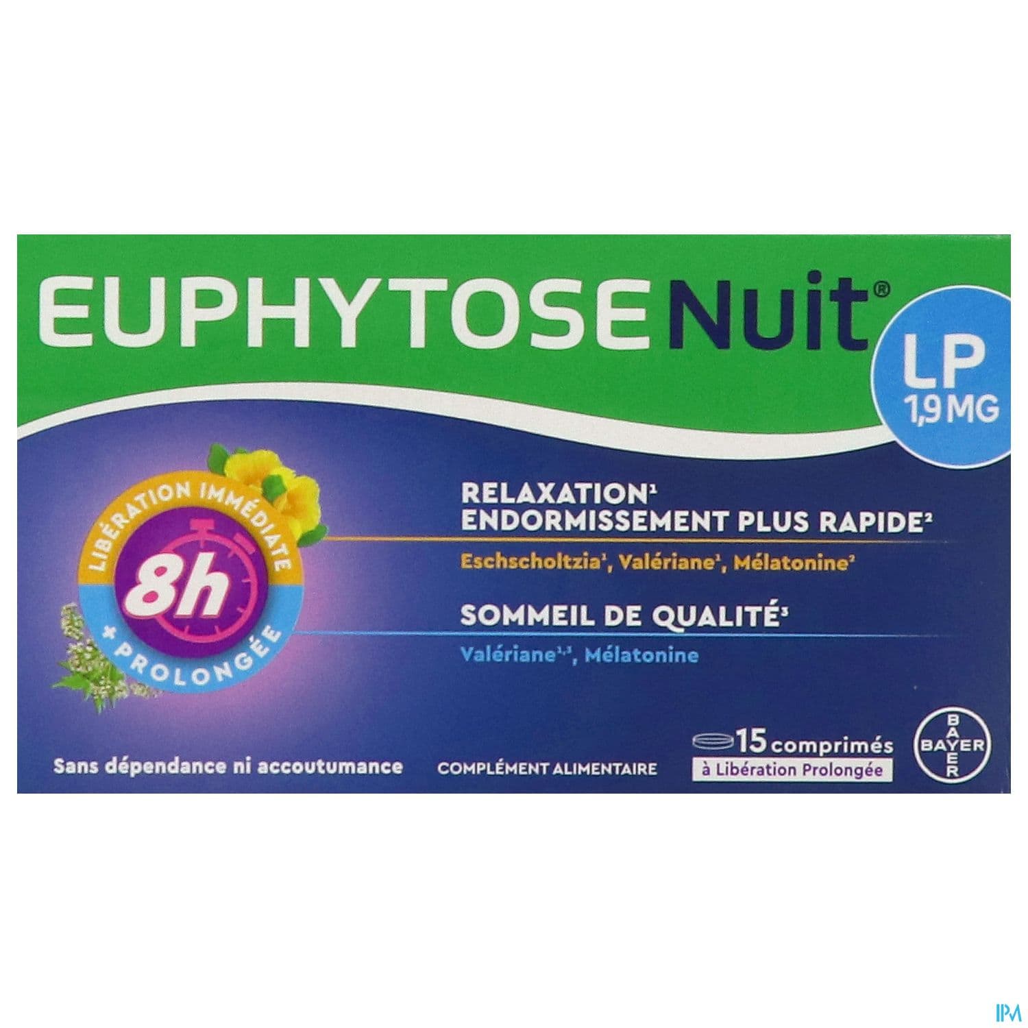 Euphytosenuit Lp 1mg9 Comprime A Liberation Prolongee 15