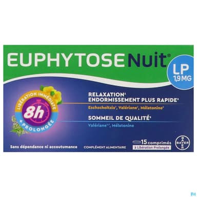 Euphytosenuit Lp 1mg9 Comprime A Liberation Prolongee 15