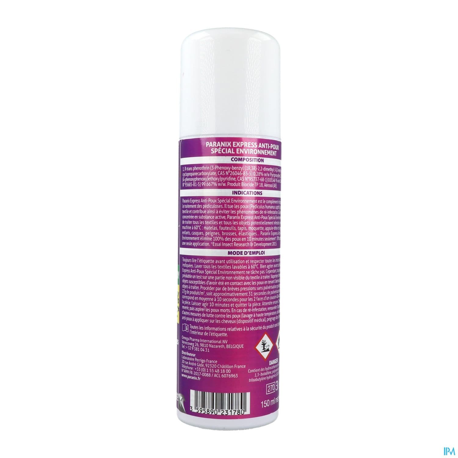 PARANIX EXTRA FORT ENVIRON 150ML