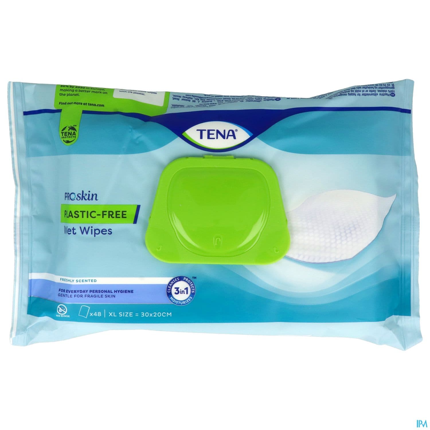 TENA WETWIPE LINGETTE S/PLAST 48