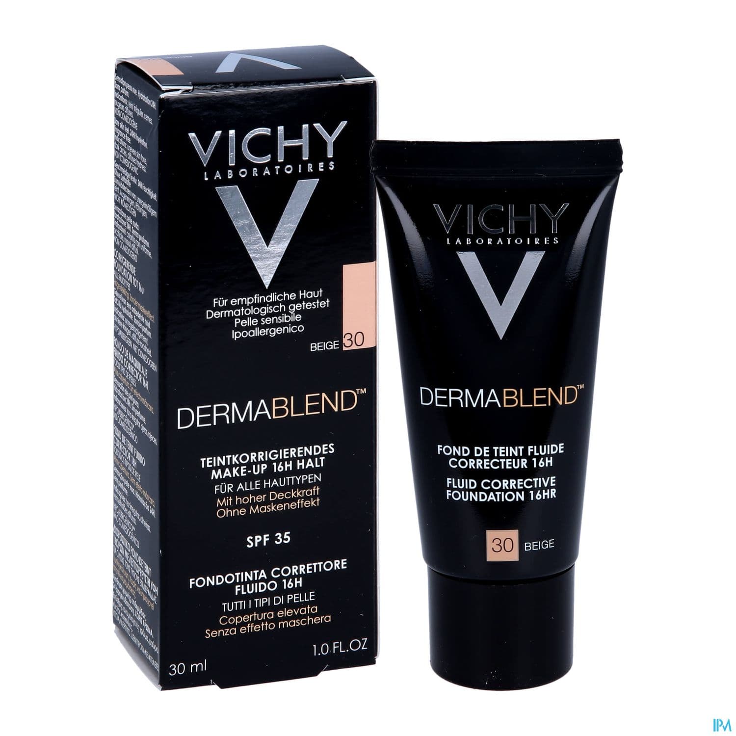 Vichy Dermablend Fluide Fond De Teint Correcteur 30 Beige 30ml