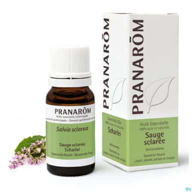 Pranarom Huile Essentielle Sauge Sclaree Sommite Fleurie 10ml