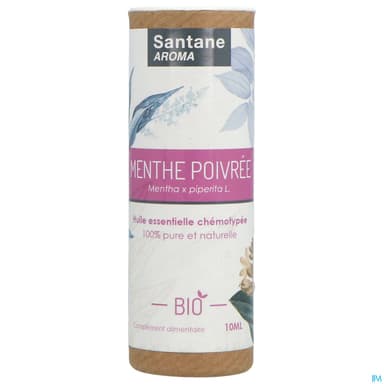 Santane Aroma Huile Essentielle Menthe Poivree Bio 10ml