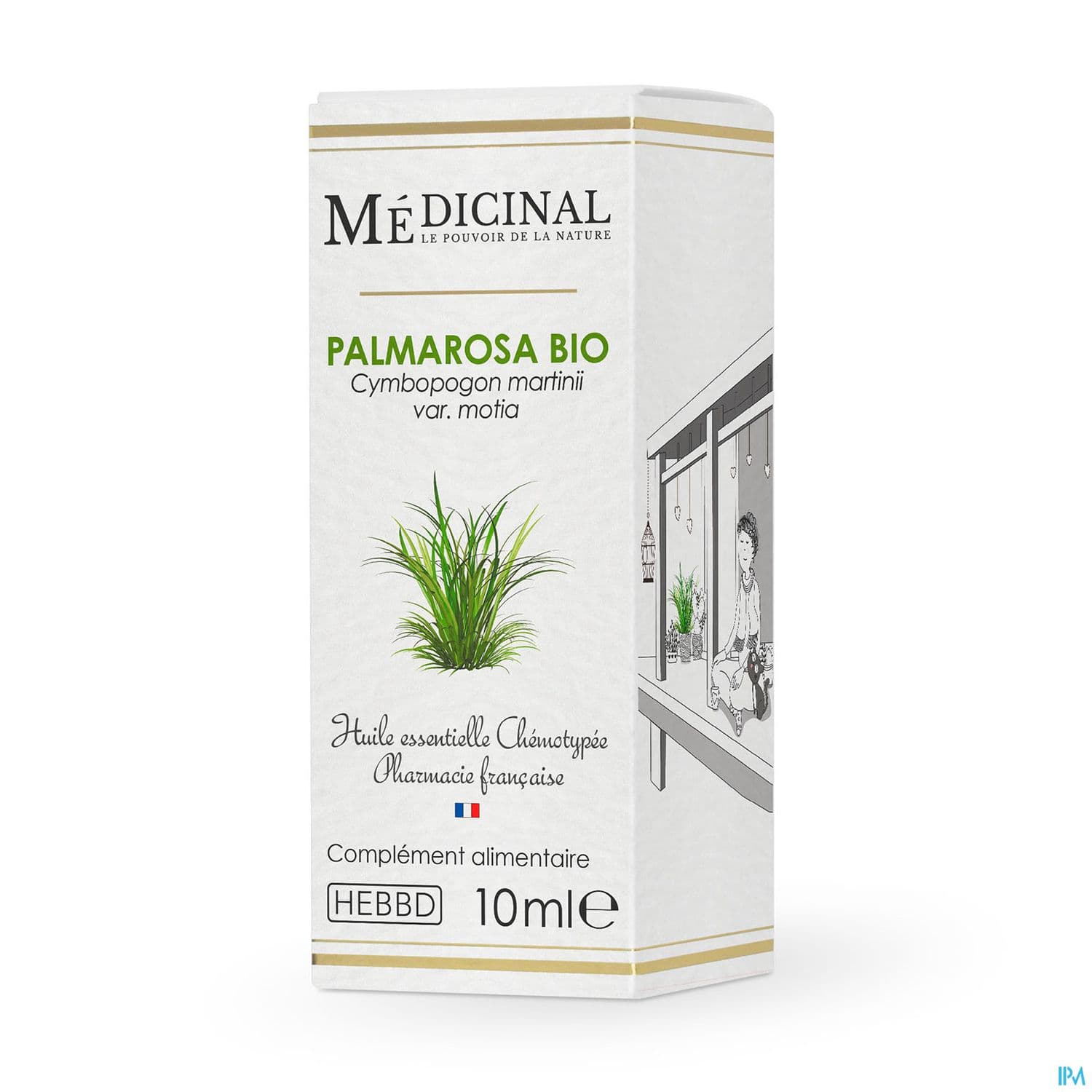 Medicinal Huile Essentielle Palmarosa Bio 10ml — Pharmacie de Vienne Blois