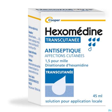 HEXOMEDINE TRANSCUTANEE FL 45ML