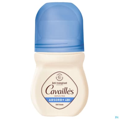 Roge Cavailles Antitranspirant Absorb+ Roll On Efficacite 48h 50ml