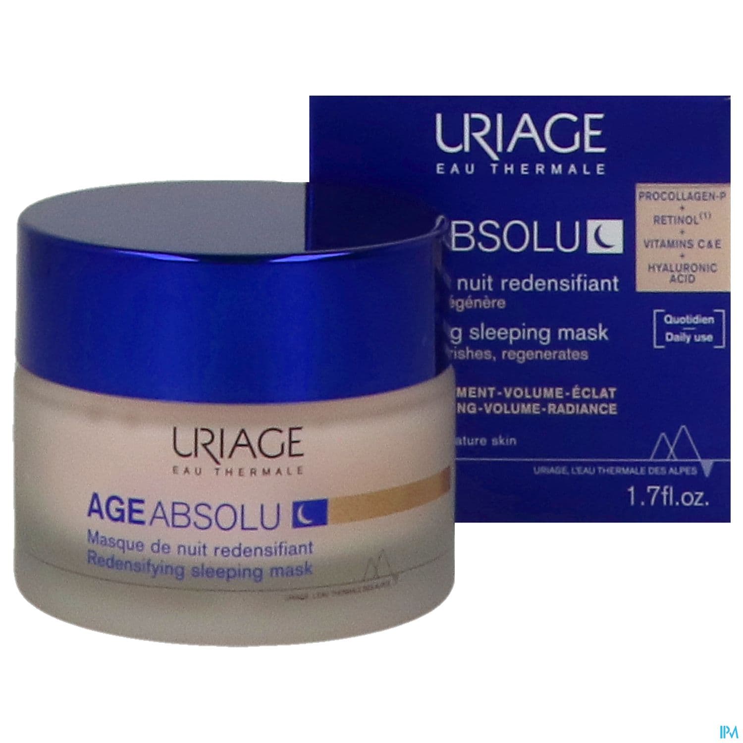 Uriage Age Absolu Masque De Nuit Redensifiant 50ml
