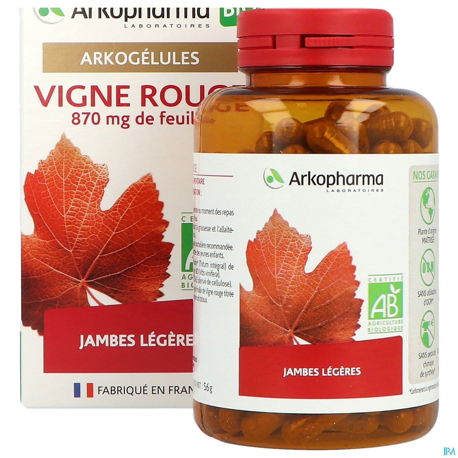 Arkopharma Arkogelules Vigne Rouge Bio Gelule 150