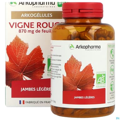 Arkopharma Arkogelules Vigne Rouge Bio Gelule 150