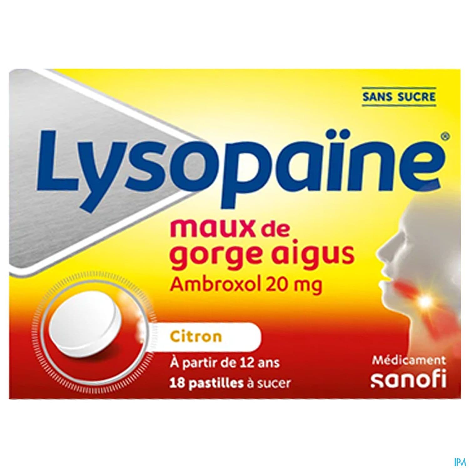 LYSOPAINE CITRON 20MG S/S PAST 18