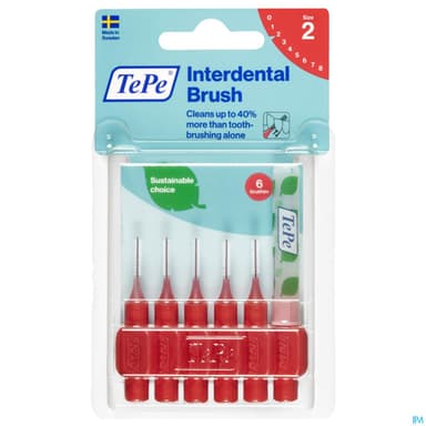 Tepe Brossette Interdentaire Original 0mm5 Rouge X6