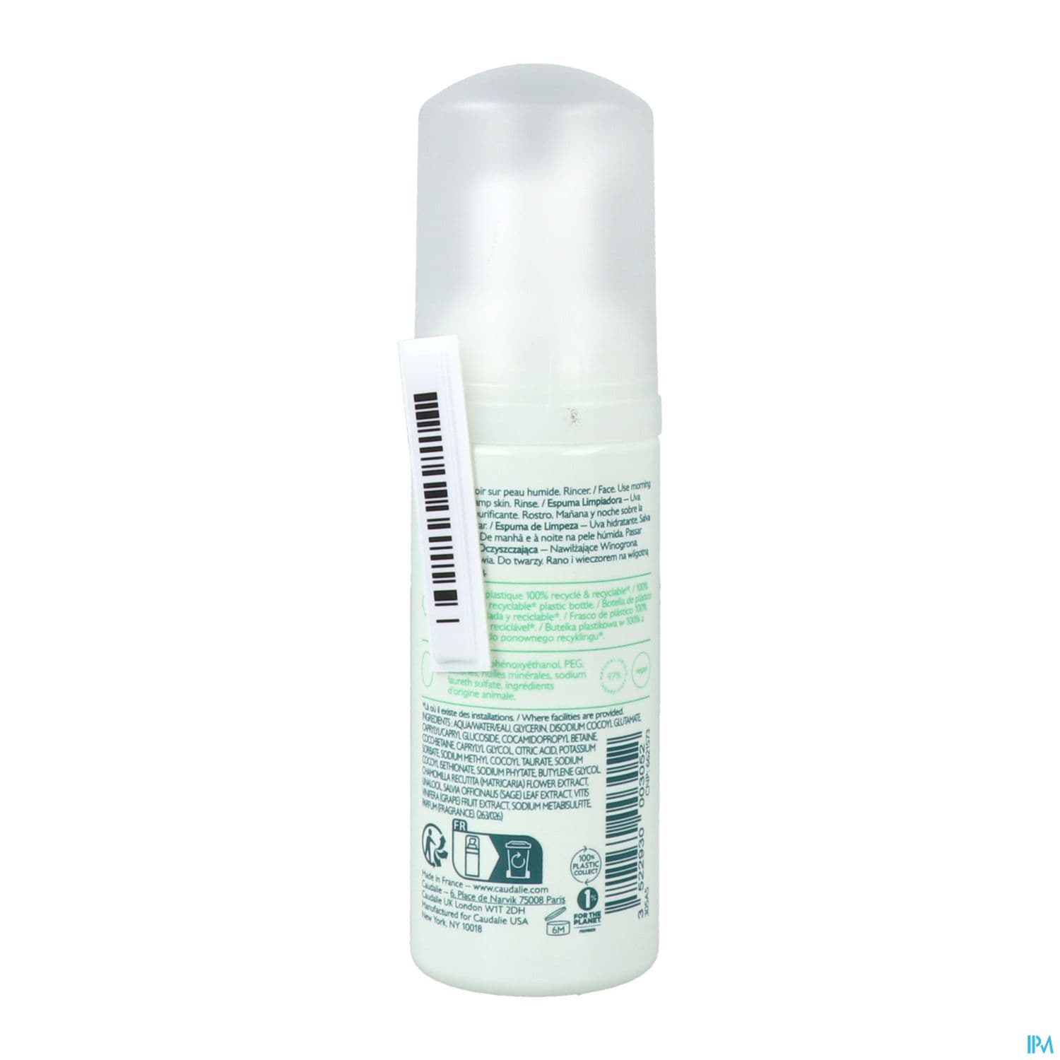 Caudalie Vinoclean Mousse Nettoyante Fleur De Vigne 50ml
