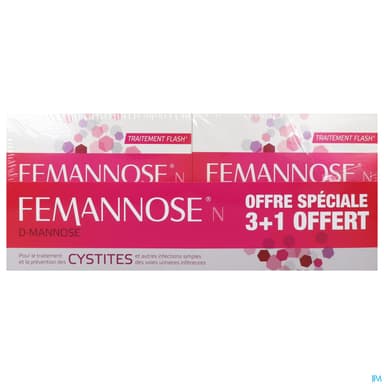 FEMANNOSE N D-MANNOSE SACH 4G 3+1