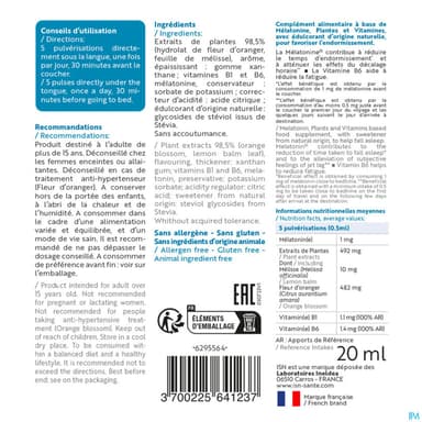 Ineldea Isn Somnil Melatonine Flash Spray Sublingual 20ml