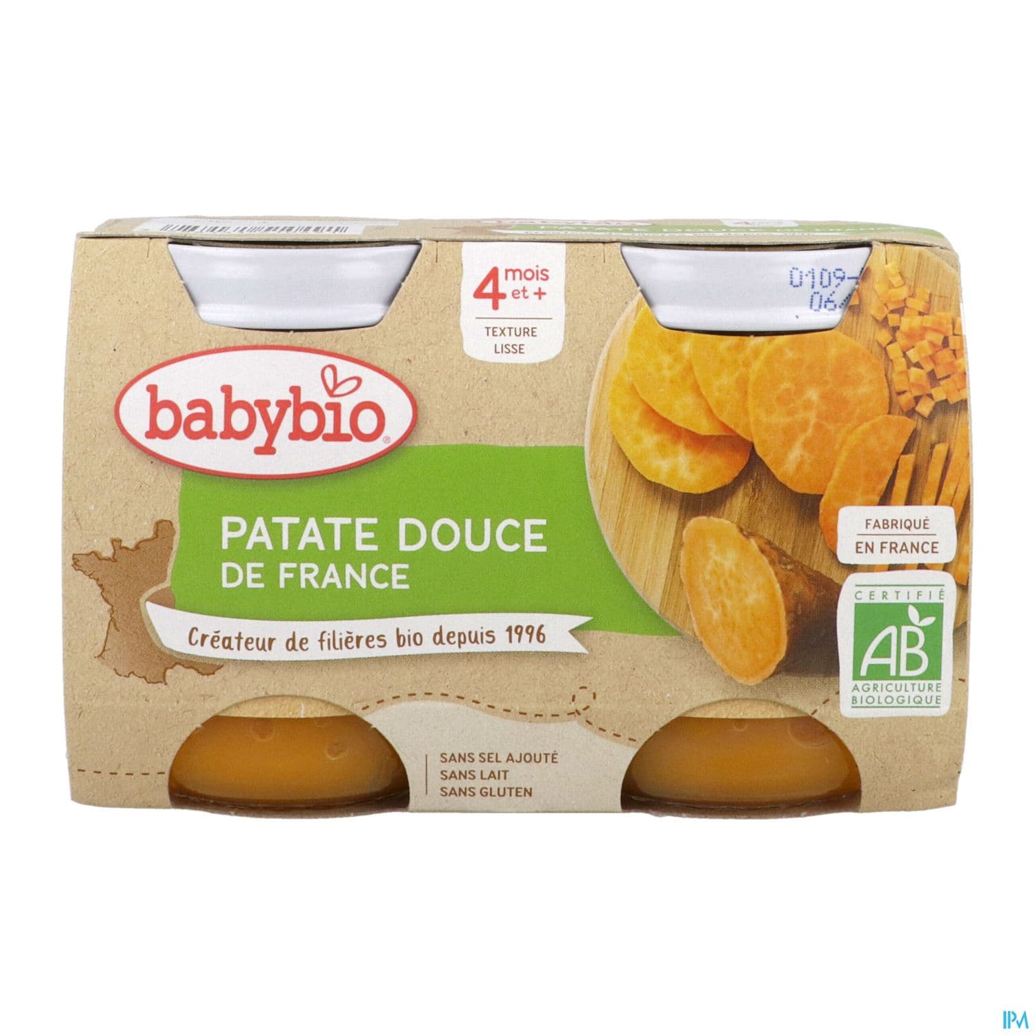 BABYBIO LEGUME PATATE DOUCE 2X130G