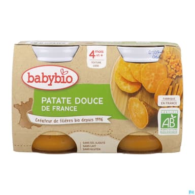 BABYBIO LEGUME PATATE DOUCE 2X130G