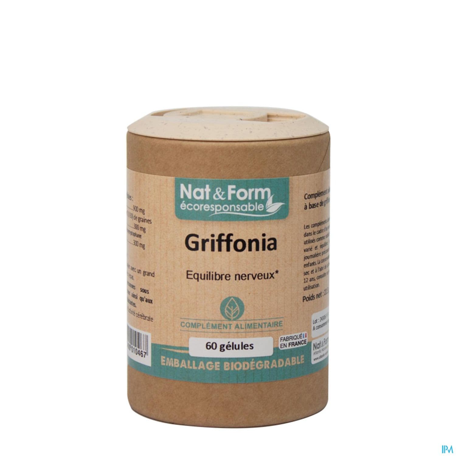 Nat Et Form Ecoresponsable Griffonia Gelule 60