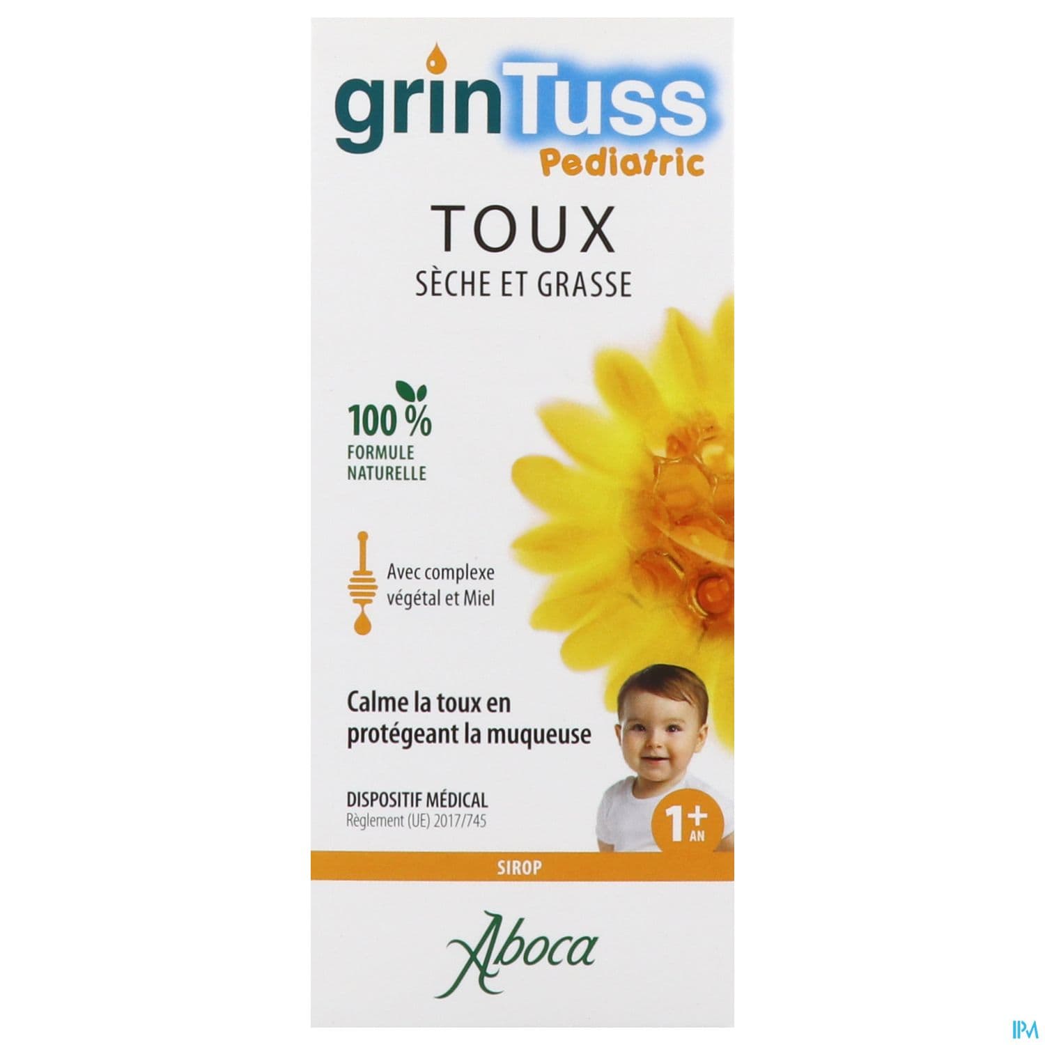 Aboca Grintuss Pediatric Sirop Toux Seche Et Grasse 180g