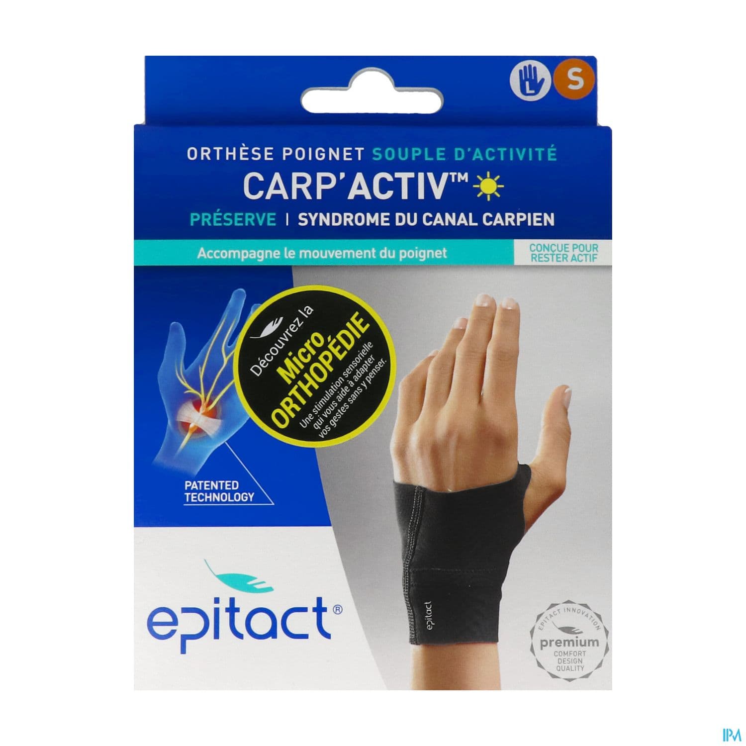 Epitact Carp Activ Orthese Poignet Gauche S