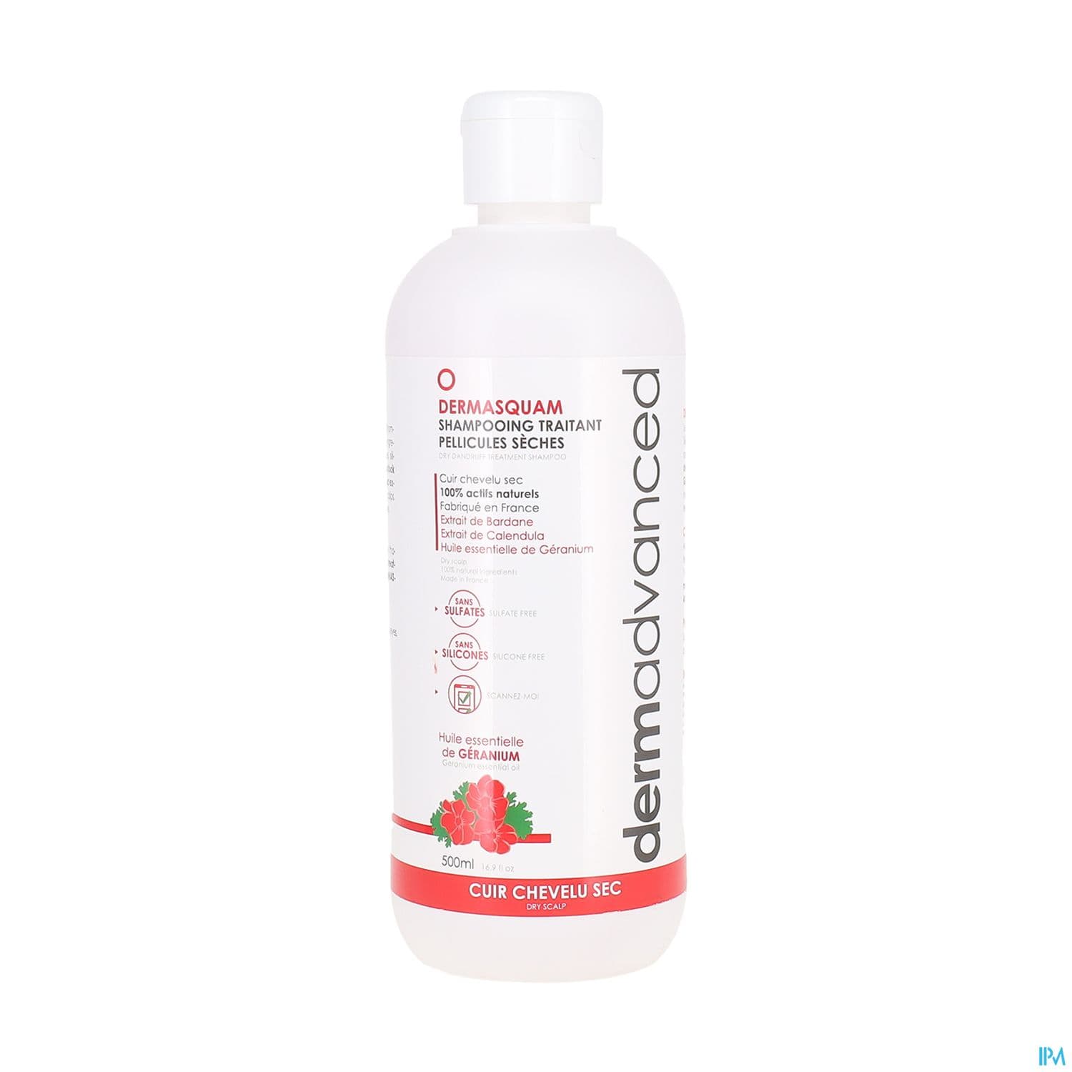 DERMASQUAM SH PELLICUL SECHE 500ML
