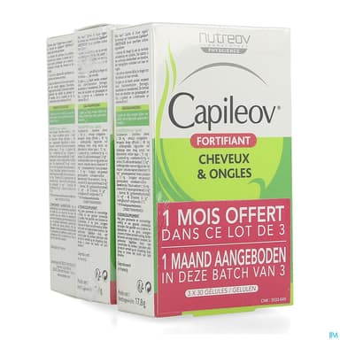 CAPILEOV FORTIFIANT GELUL 30 X3