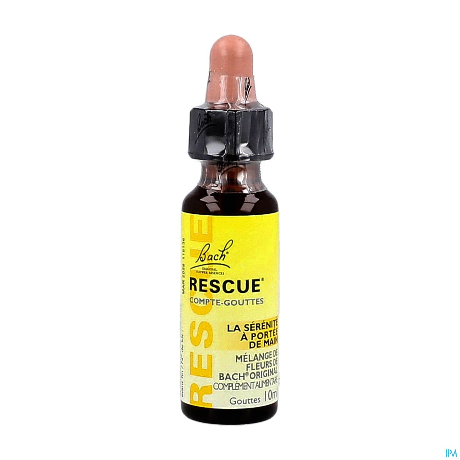 Rescue Bach Compte Gouttes 10ml