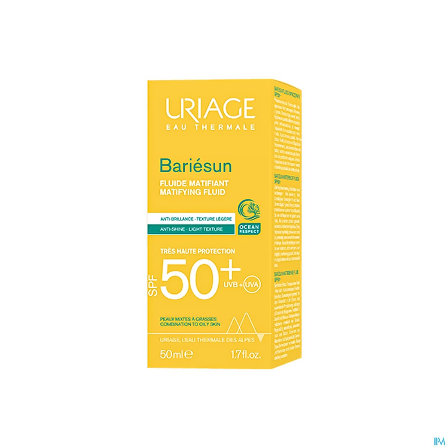 URIAGE BARIESUN MAT SPF50+FLUID 50 — Pharmacie du Vieux Montreuil