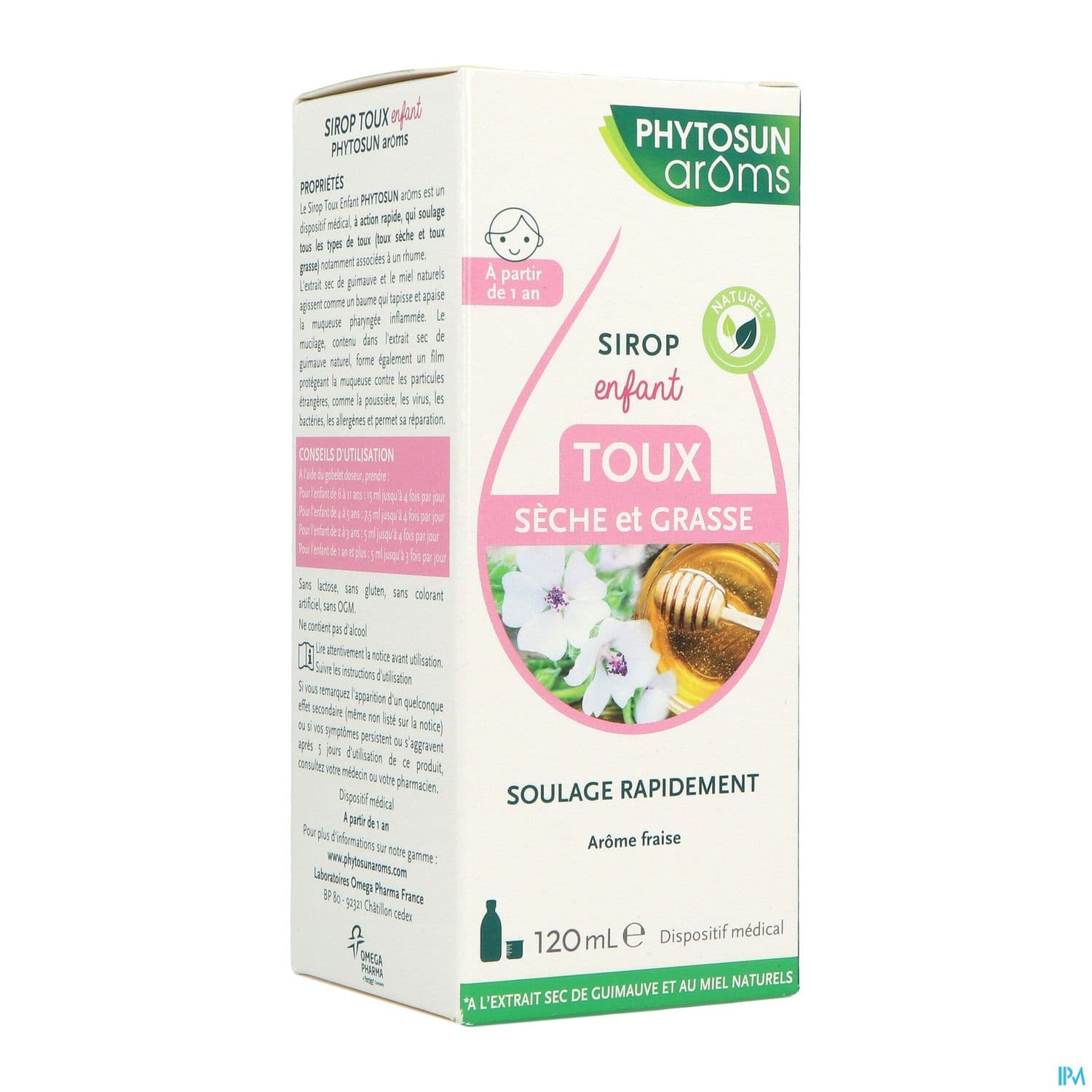 AROMADOSE SIROP TOUX ENF 120ML