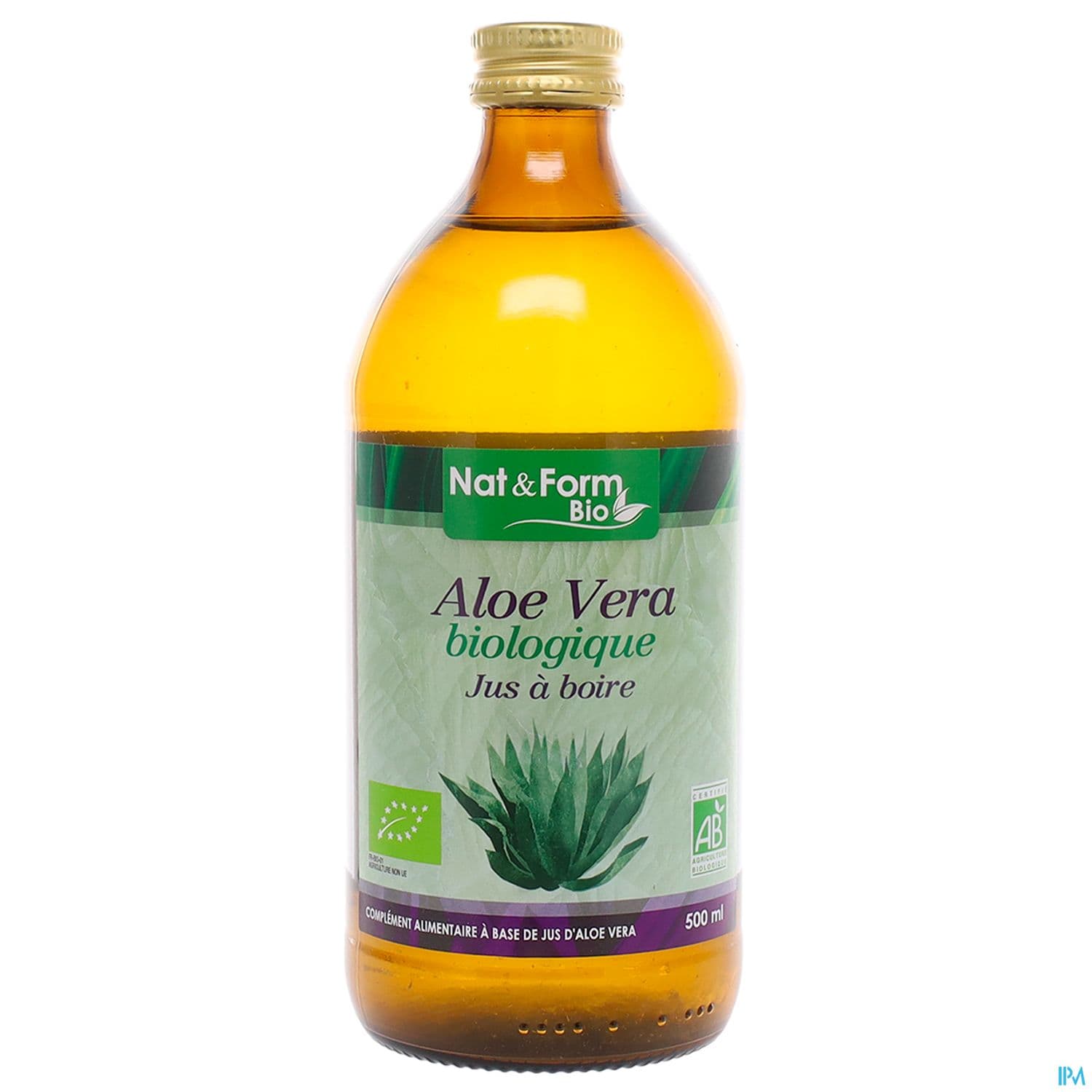 Nat Et Form Aloe Vera Silice Organique Pur Jus Bio 500ml