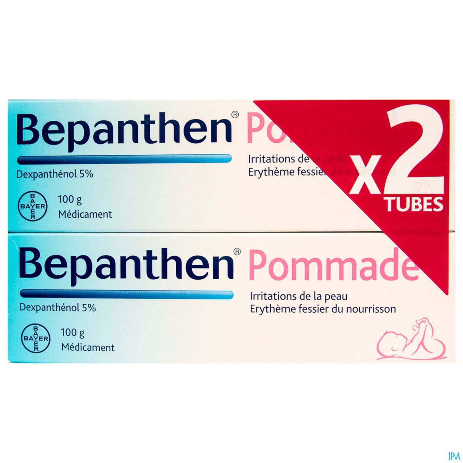 Bepanthen 5% Pommade 100g X2