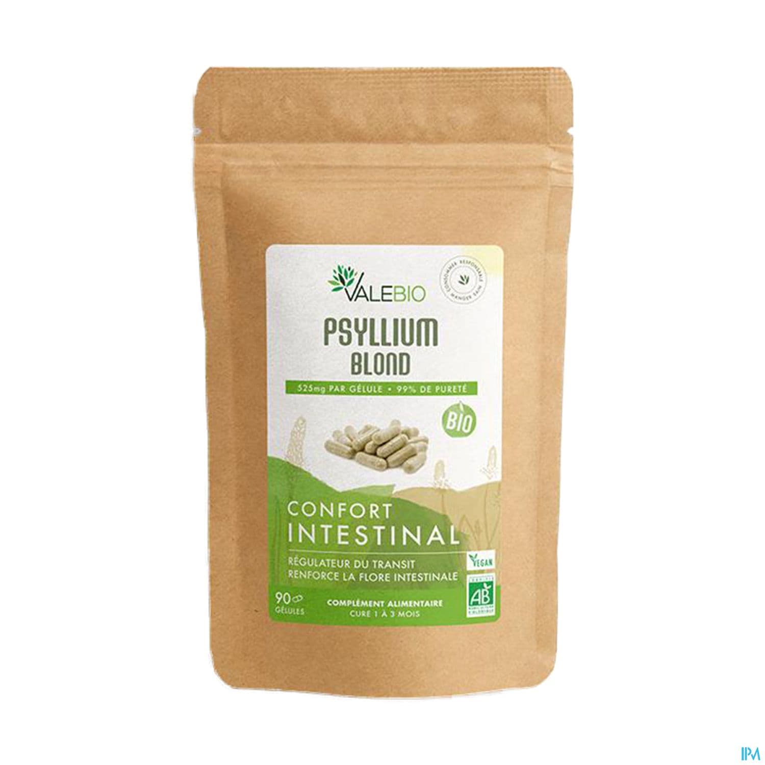 Valebio Psyllium Blond Confort Intestinal Gelule 90