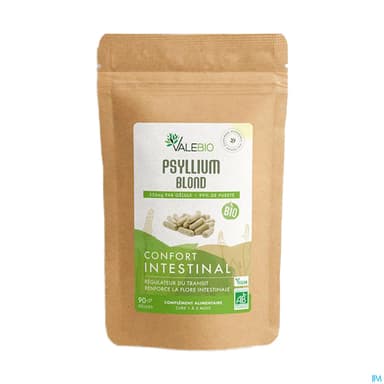 Valebio Psyllium Blond Confort Intestinal Gelule 90