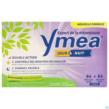 Ymea Menopause Jour Nuit Gelule 128
