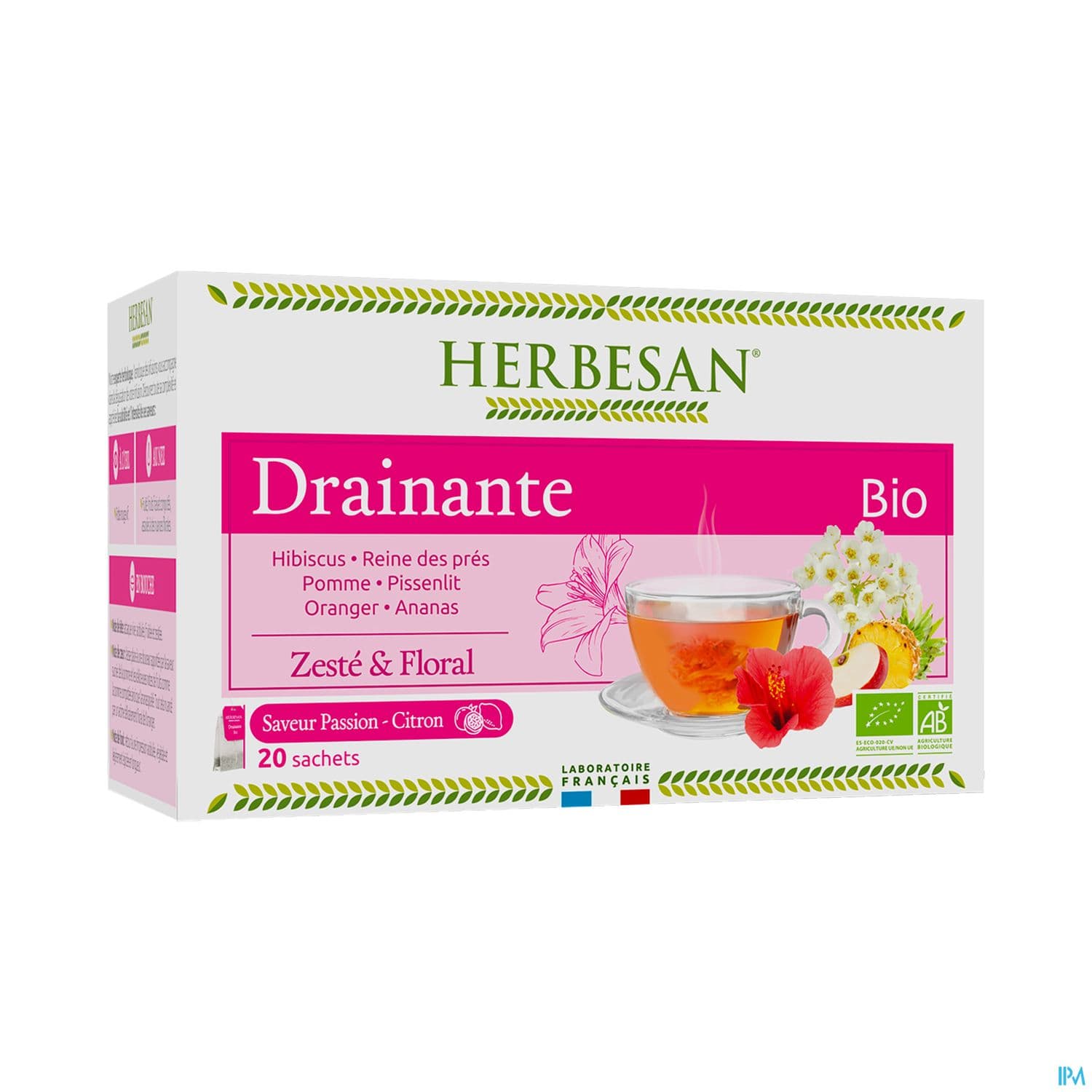 Herbesan Infusion Drainante Bio Sechet 20