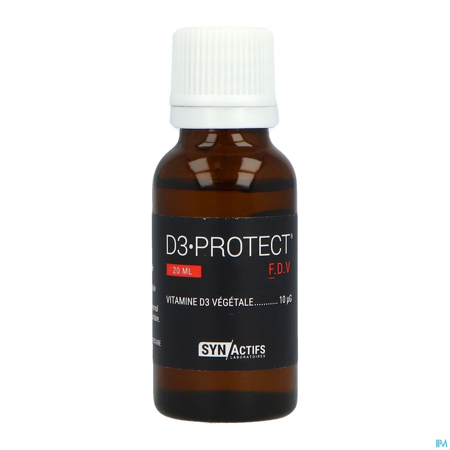 Synactifs D3 Protect Vitamine Vegetale Solution Buvable 20ml