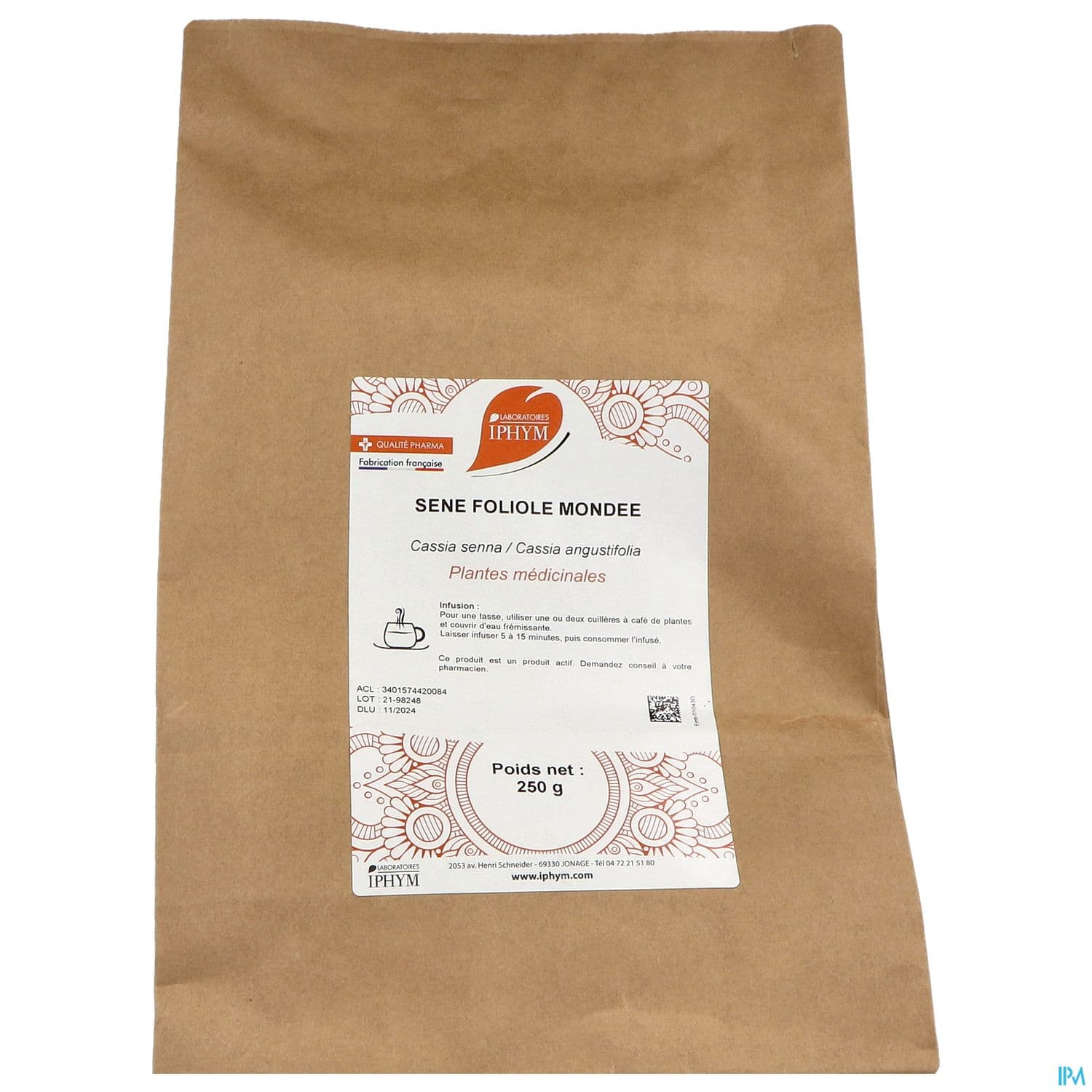 Iphym Sene Foliole Entier 250g