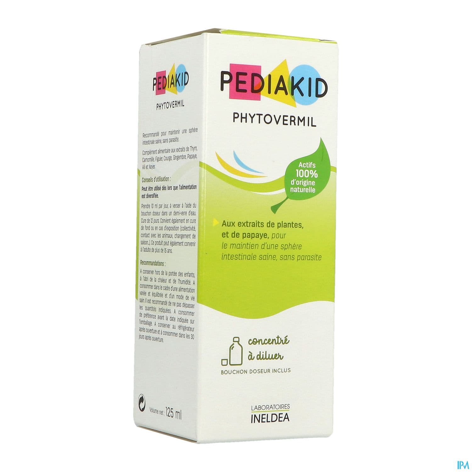PEDIAKID PHYTOVERMILE SP 125ML