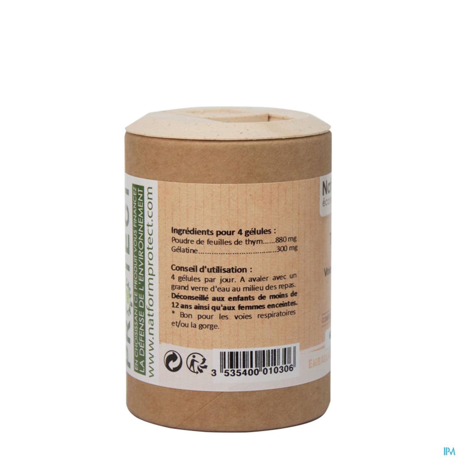 NAT&FORM ECO THYM GELVEG60