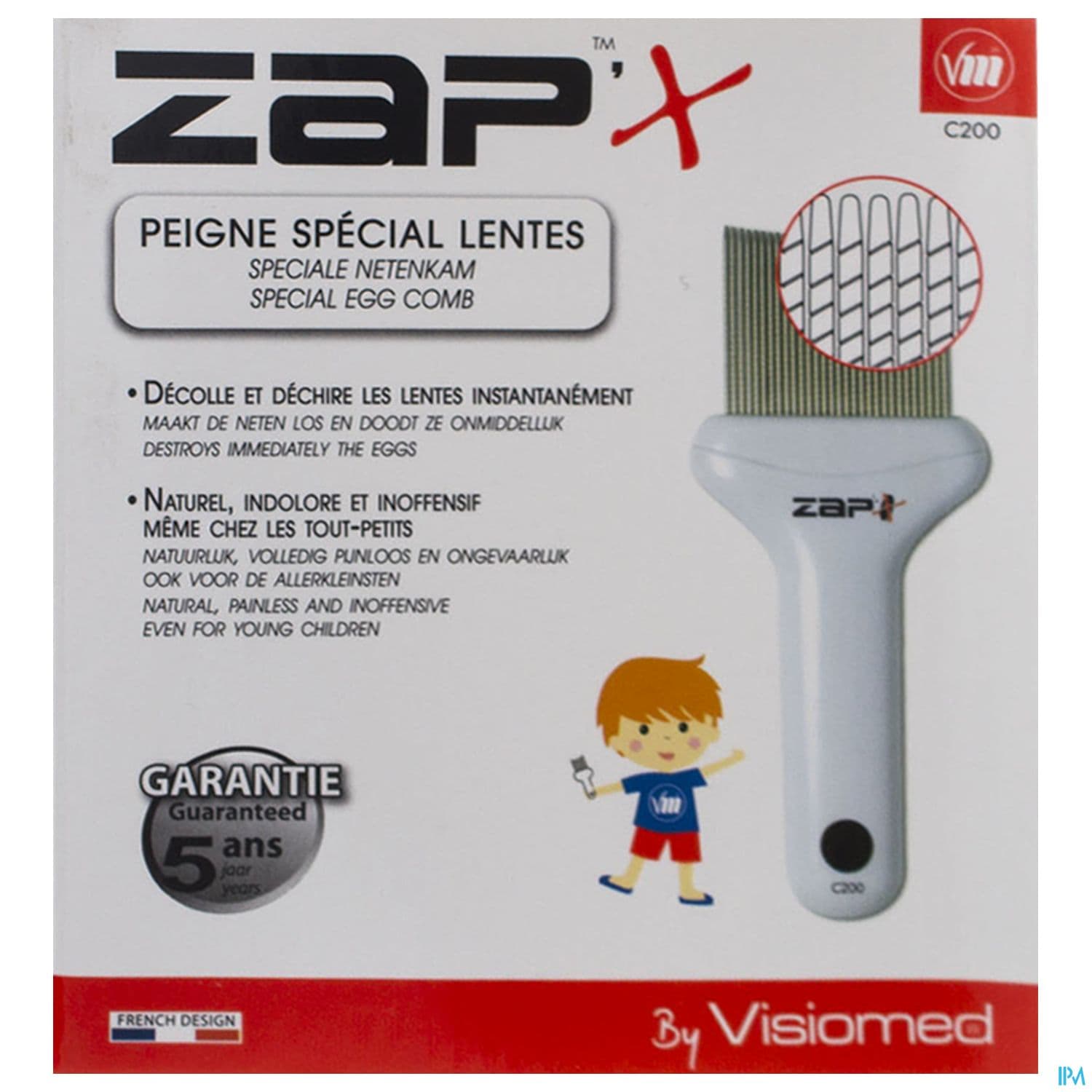 Zap X Peigne Antipoux Lentes Electronique
