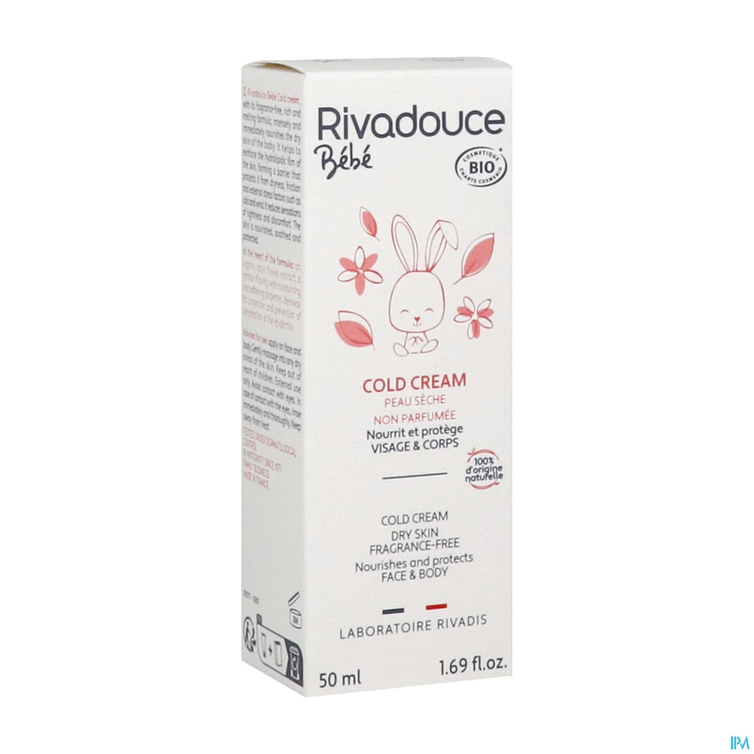 Rivadouce Bebe Cold Cream Bio 50ml