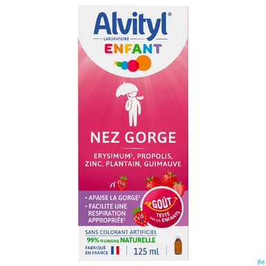 ALVITYL ENFANT NEZ GORGE 125 ML