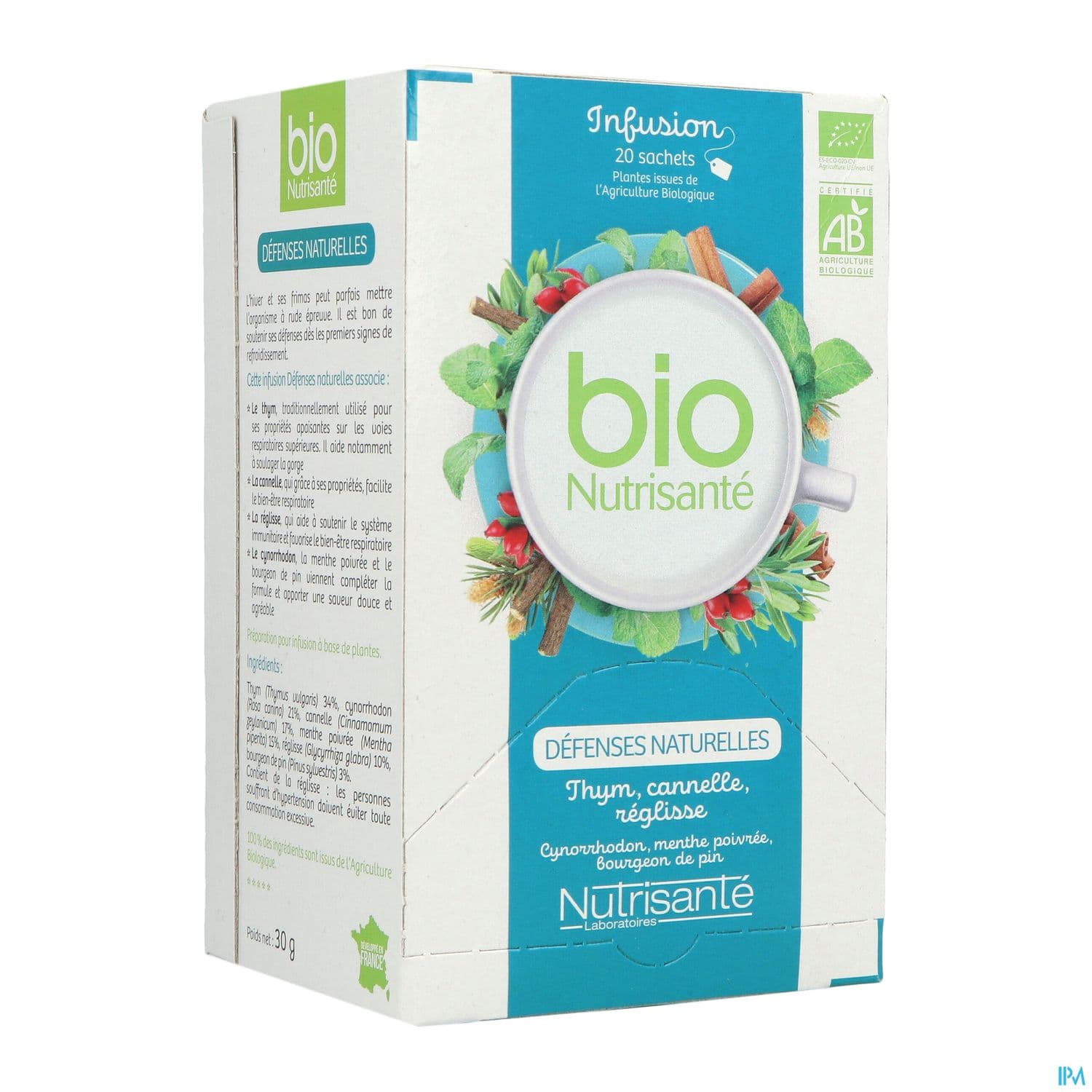 BIONUTRI INF DEFENSES NATUR SACH20