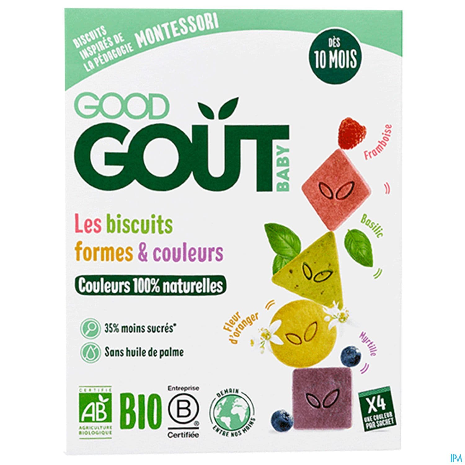 GOODGOUT BISC FORME/COULEUR 80G