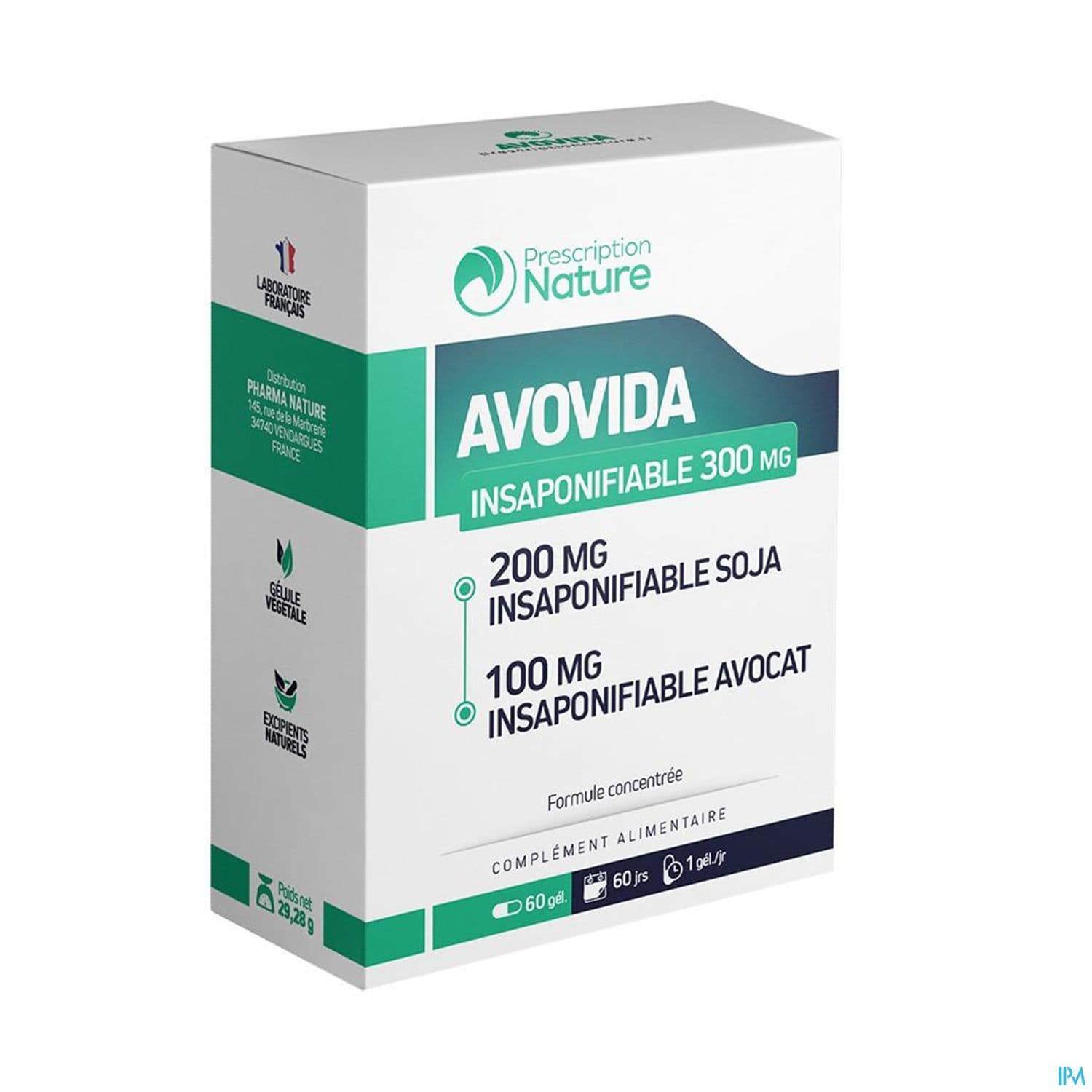 Prescription Nature Avovida Gelule 60